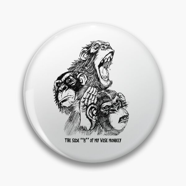 Item preview, Three Wise Monkeys Reversed designed and sold by Lokoz.