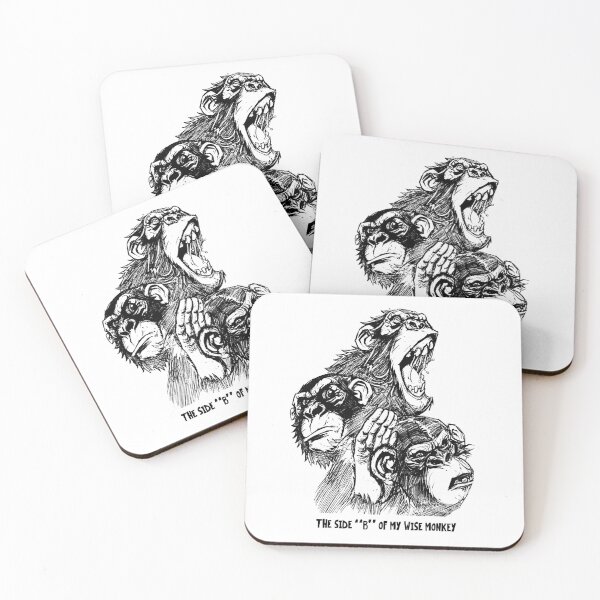 Item preview, Three Wise Monkeys Reversed designed and sold by Lokoz.