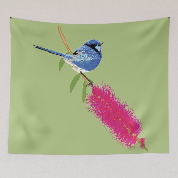 Item preview, Splendid Fairy-wren by Chrissy Wild designed and sold by ChrissyWild.