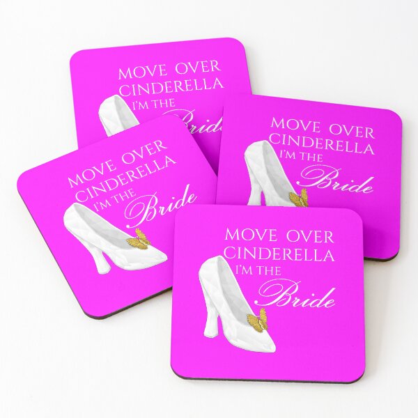 Item preview, Wedding Season Hen Party Trip Bride Squad - Move Over Cinderella, Im the BRIDE! Fuchsia designed and sold by talgursmusthave.