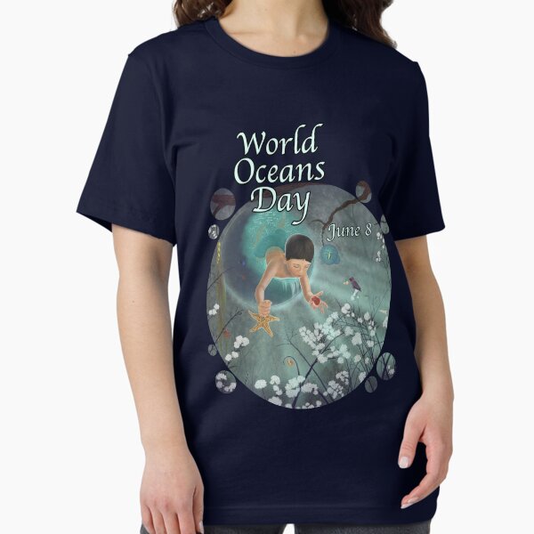 Keepsakes of the Ocean - World Oceans Day - Bubble cut Essential T-Shirt