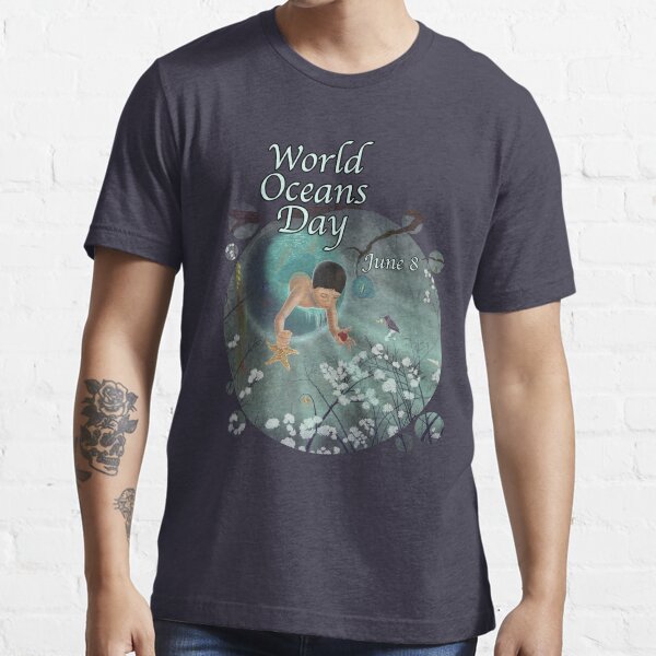 Keepsakes of the Ocean - World Oceans Day - Bubble cut Essential T-Shirt