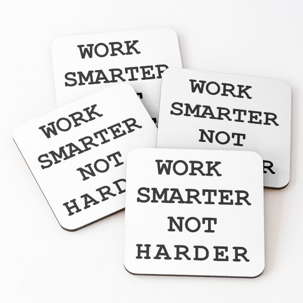Item preview, Work smarter not  harder designed and sold by BillyBernie.
