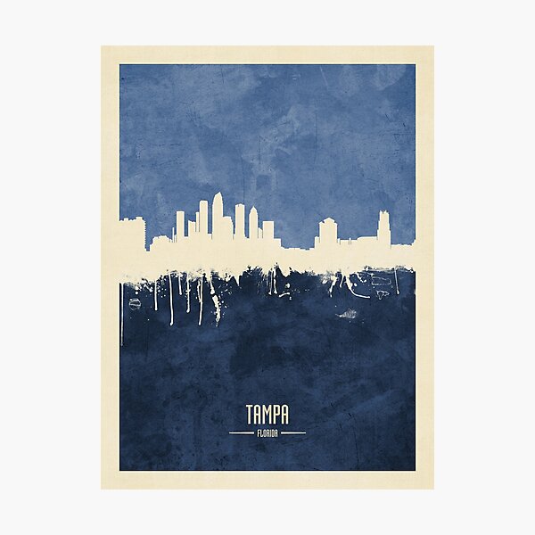 Item preview, Tampa Florida Skyline designed and sold by MICHAEL TOMPSETT.