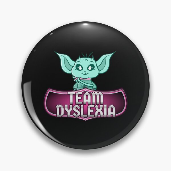 Item preview, Team Dyslexic TSHIRT - cutest little monster designed and sold by domdjs4239.