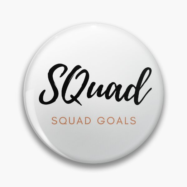Item preview, Squad goals typography. designed and sold by RonaldKitama.