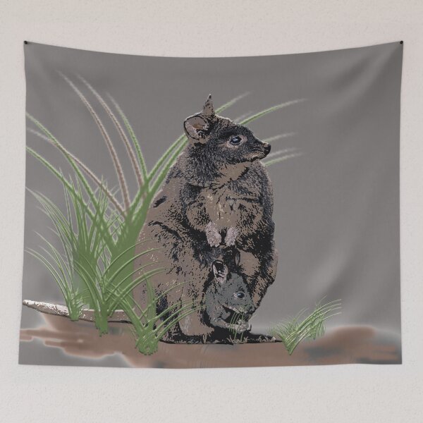 Item preview, Tasmanian pademelon by Chrissy Wild designed and sold by ChrissyWild.