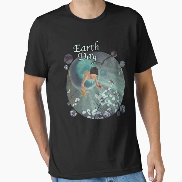 Keepsakes of the Ocean - Earth Day - Bubble cut Essential T-Shirt