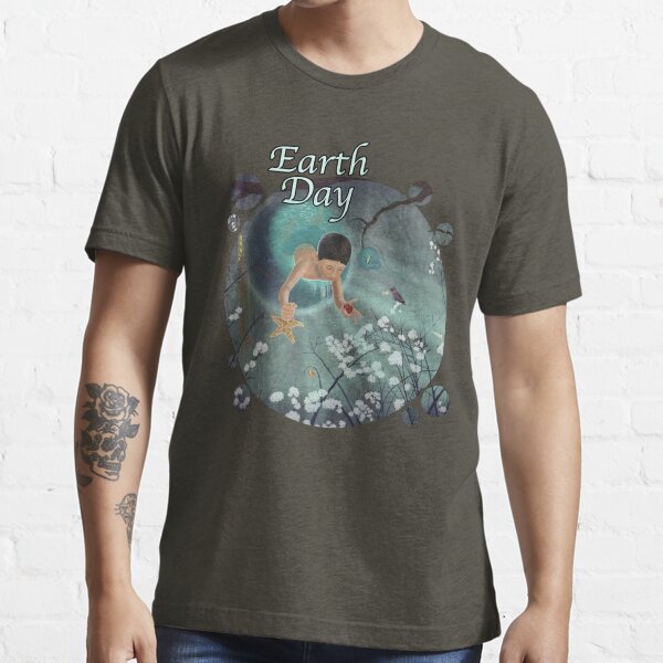 Keepsakes of the Ocean - Earth Day - Bubble cut Essential T-Shirt