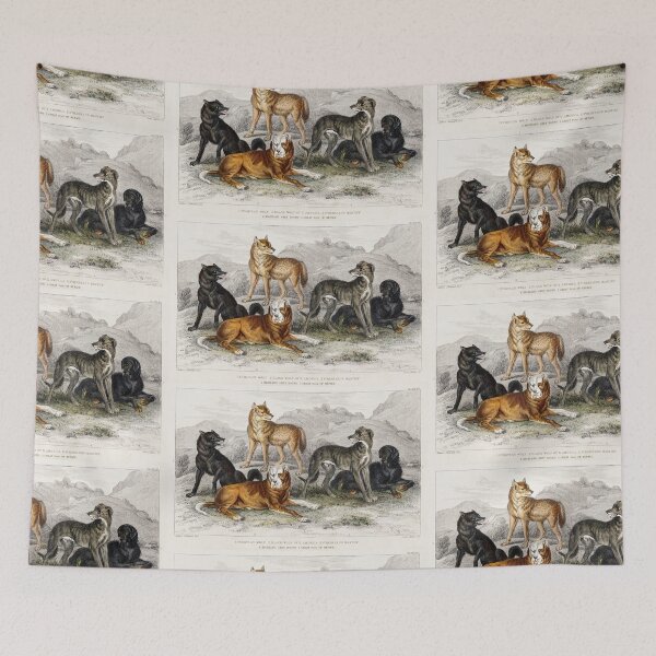 Artikelvorschau, The ancestry of the dog vintage illustration entworfen und verkauft von Vintage Designs +.