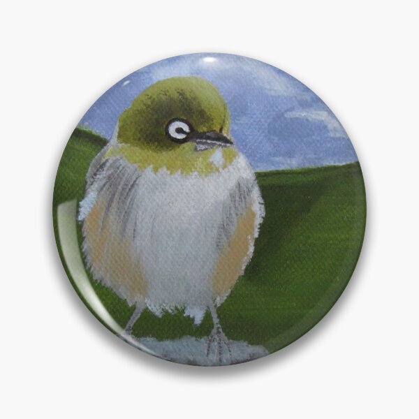 Item preview, Waxeye Sitting On Fencepost designed and sold by KarenWoodArt.