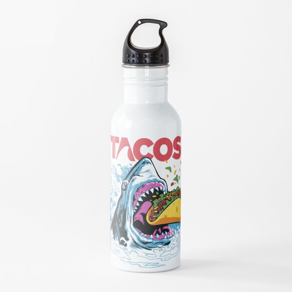 Taco Shark | Taco Tuesday Cinco De Mayo Foodie Gift Water Bottle