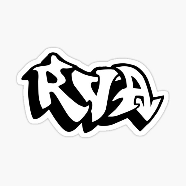 Pink & Silver RVA Bow Sticker   – Custom RVA Stickers  