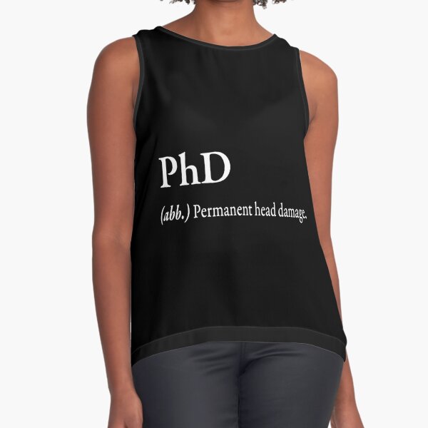 PhD (.abb) Permanent head damage Sticker for Sale by Safwen