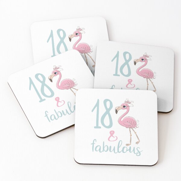 Item preview, Fabulous 18th Birthday Flamingo Outfit For Girls 18 Year Old Bday Party Gift  designed and sold by FunnySunny T-Shirts.