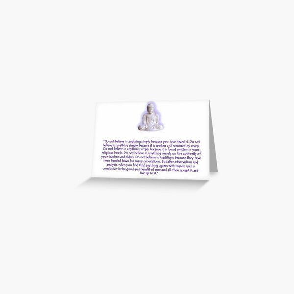 Buddha Greeting Card