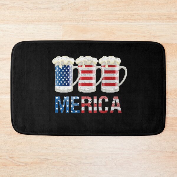 Item preview, Merica Beer American Flag Vintage Style 4th of July Gift designed and sold by MerchK1ng.