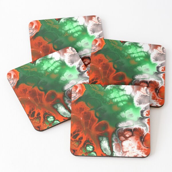 Item preview, Fractal,green,red,white designed and sold by Marcu Ioachim.