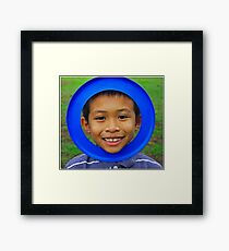 Blue Halo Framed Print