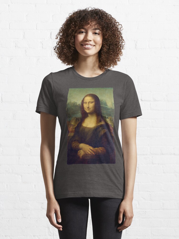 MONA LISA DAVINCI PAINTING LA JOCONDE classic italian painter famous woman vintage style medieval women Essential T Shirt