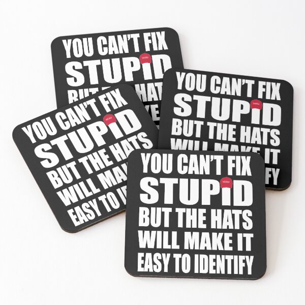 Item preview, funny sarcastic anti donald Trump supporters 2020 you can't fix stupid designed and sold by NTeez01.