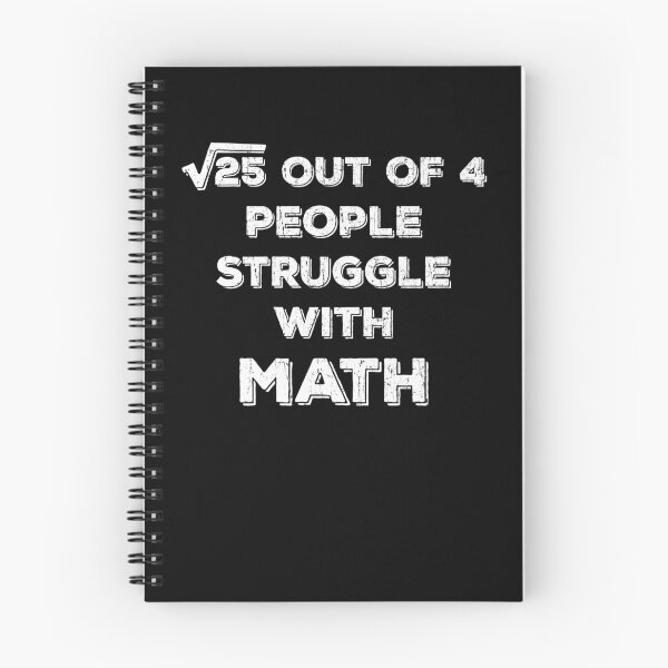 Item preview, 5 Out of 4 Struggle With Math Funny Mathematics Quote Pun designed and sold by Sardine Designs.