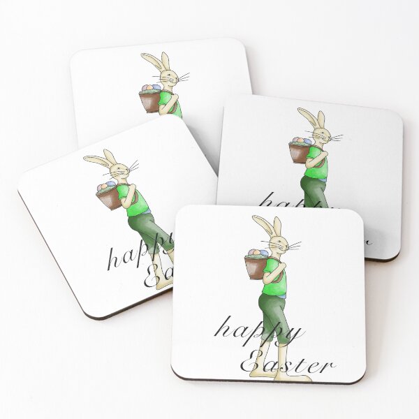 Item preview, happy easter bunny designed and sold by -Holy-Chicken-.
