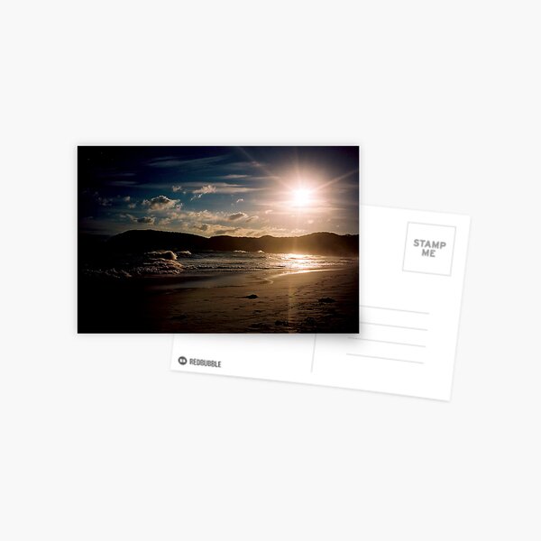 Sunset Squeaky Beach Wilsons Prom Vic Postcard