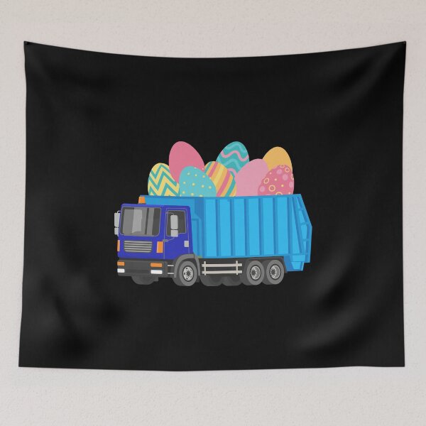 Item preview, Easter Garbage Truck designed and sold by EstelleStar.