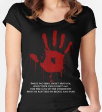 AWESOME Dark Brotherhood Black Sacrament! Women's Fitted Scoop T-Shirt
