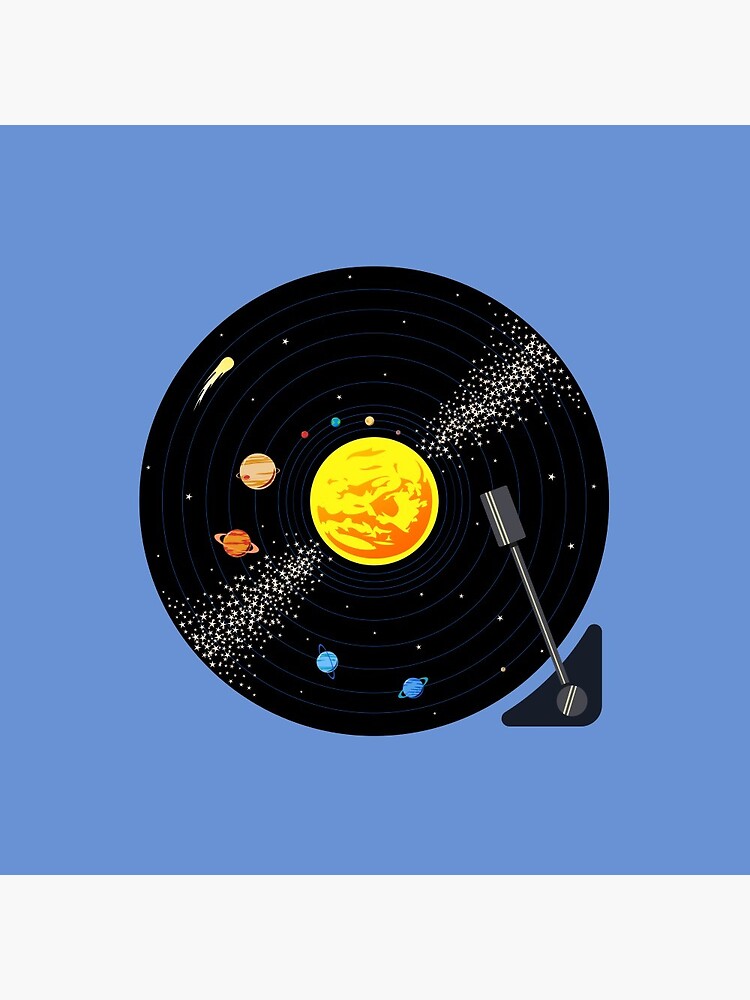 Discover Solar System Vinyl Record Pin