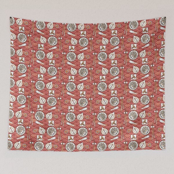 Item preview, Festive Noodle Bowl Red designed and sold by Olooriel.