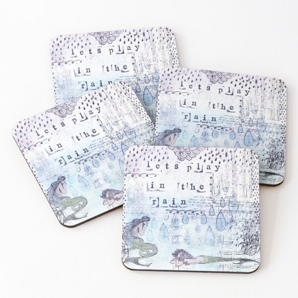 Item preview, Let's Play in the Rain designed and sold by 123ArtDesigns.