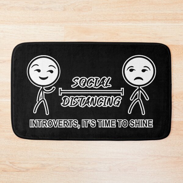 Item preview, Social Distancing - black designed and sold by claudiasartwork.