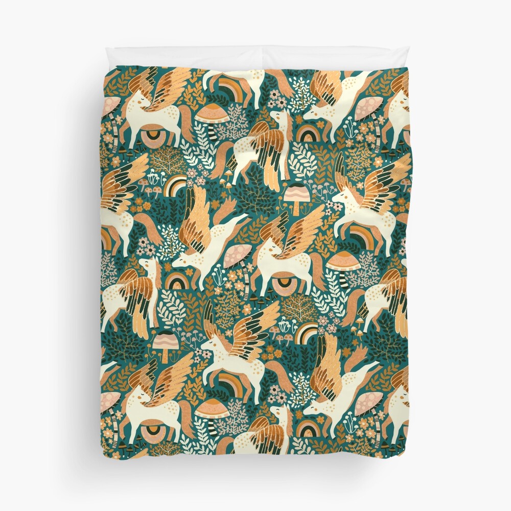 Pegasus Paradise Duvet Cover