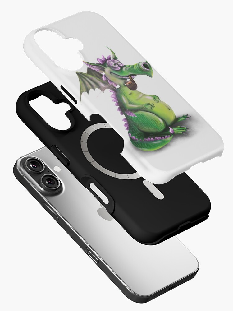 Thumbnail 2 of 4, iPhone Case, Magic Dragon designed and sold by Anthropolog.
