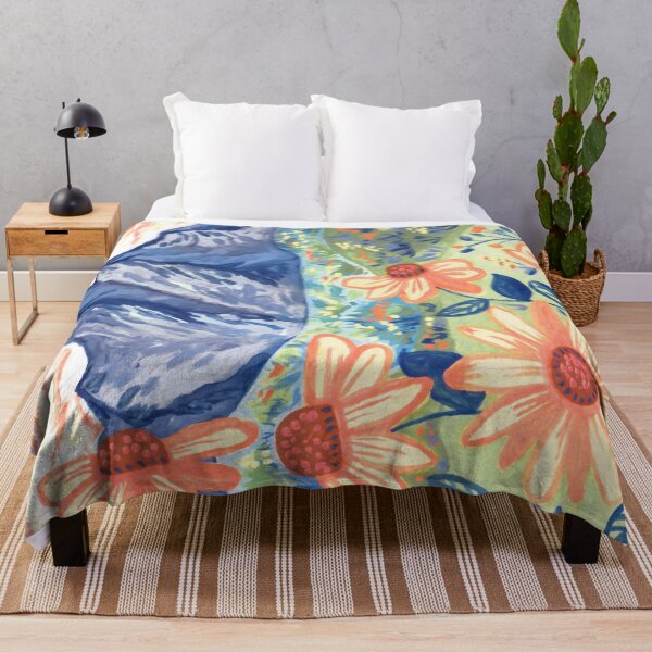 Item preview, Daisy Gouache Mountain Landscape  designed and sold by TigaTiga.