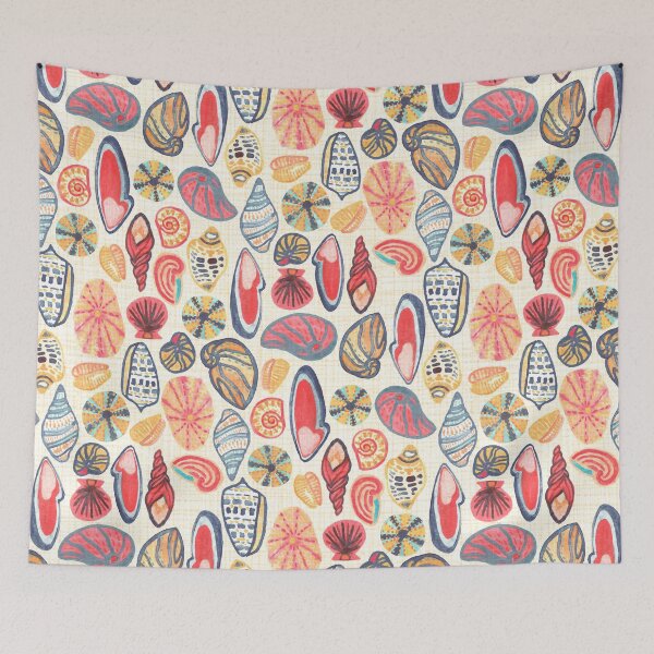 Item preview, Gouache Seashells  designed and sold by TigaTiga.