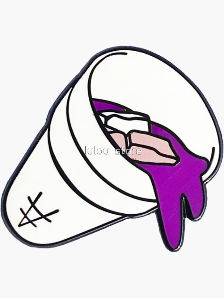 "double cup purple drink lean codeine Anarchy invers" Stickerundefined