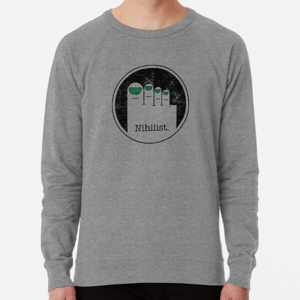 Minimalist Nihilist Lightweight Sweatshirt