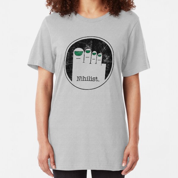 Minimalist Nihilist Slim Fit T-Shirt