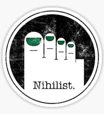 Minimalist Nihilist Sticker