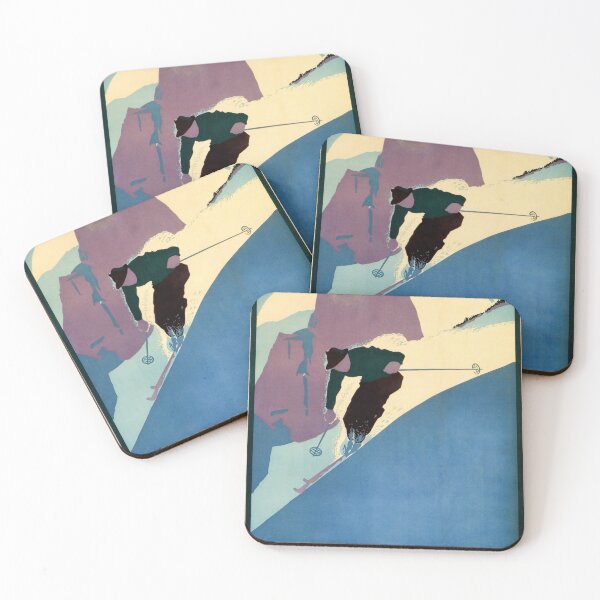 Item preview, Yosemite Winter Sports vintage travel poster designed and sold by stickart-marek.