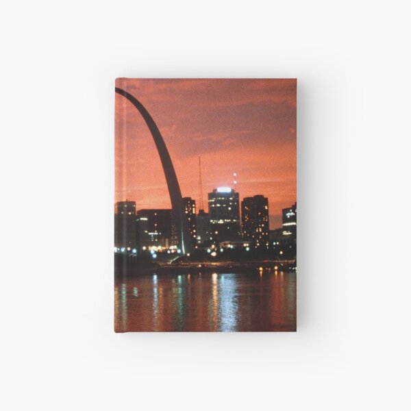 The St. Louis Arch at Dusk Photograph Hardcover Journal