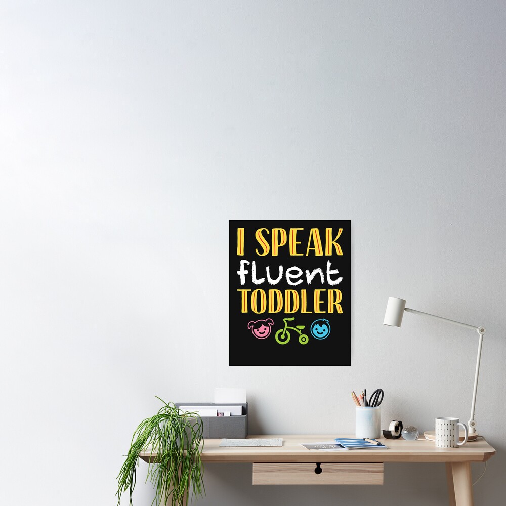 I Speak Fluent Toddler Daycare Teacher Provider Coffee Mug for