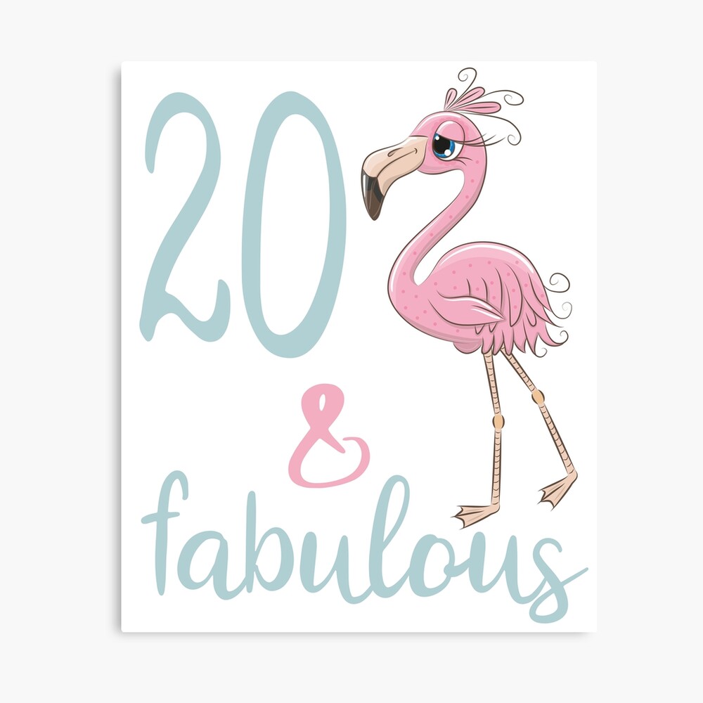 Impression Photo e Anniversaire Mignon Flamant Rose Tenue Pour Fille De Ans Cadeau De Fete De Vingt Jours Par Stella1 Redbubble