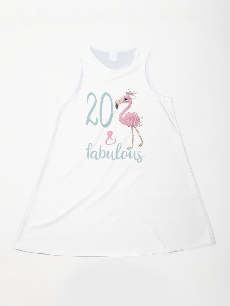 20th Birthday Cute Flamingo Outfit For Girl 20 Year Old Twenty Bday Party Gift" A-Line Dress for Sale by Stella1 | Redbubble 20th Birthday Cute Flamingo Outfit For Girl 20 Year Old Twenty Bday Party Gift" A-Line Dress for Sale by Stella1 | Redbubble