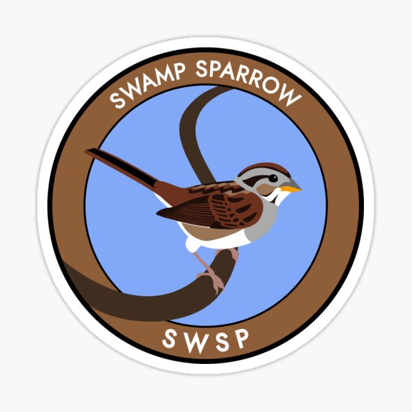 Swamp Sparrow Sticker