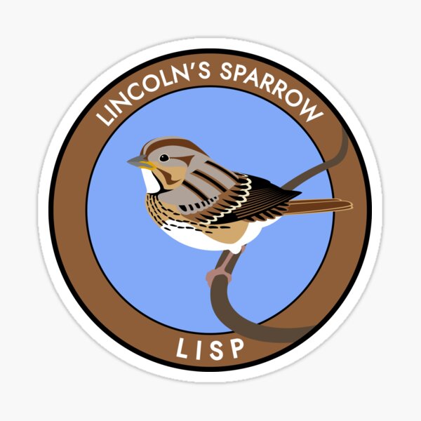 Lincoln's Sparrow Sticker