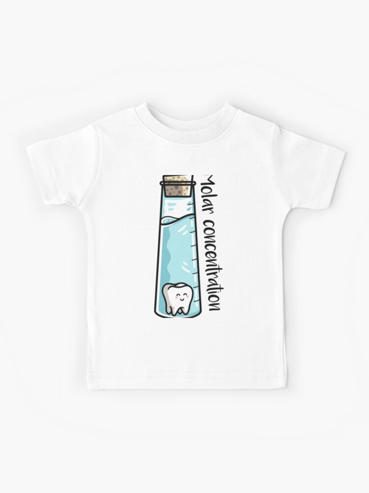T Shirt Enfant Blague Sur La Chimie De La Concentration Molaire Par Freeves Redbubble